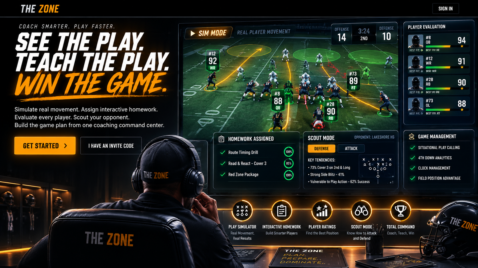 The Zone coaching command center